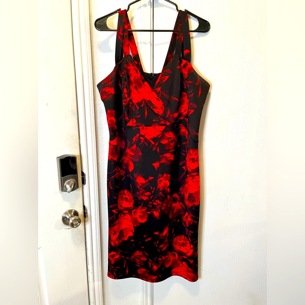 Red & Black Dress